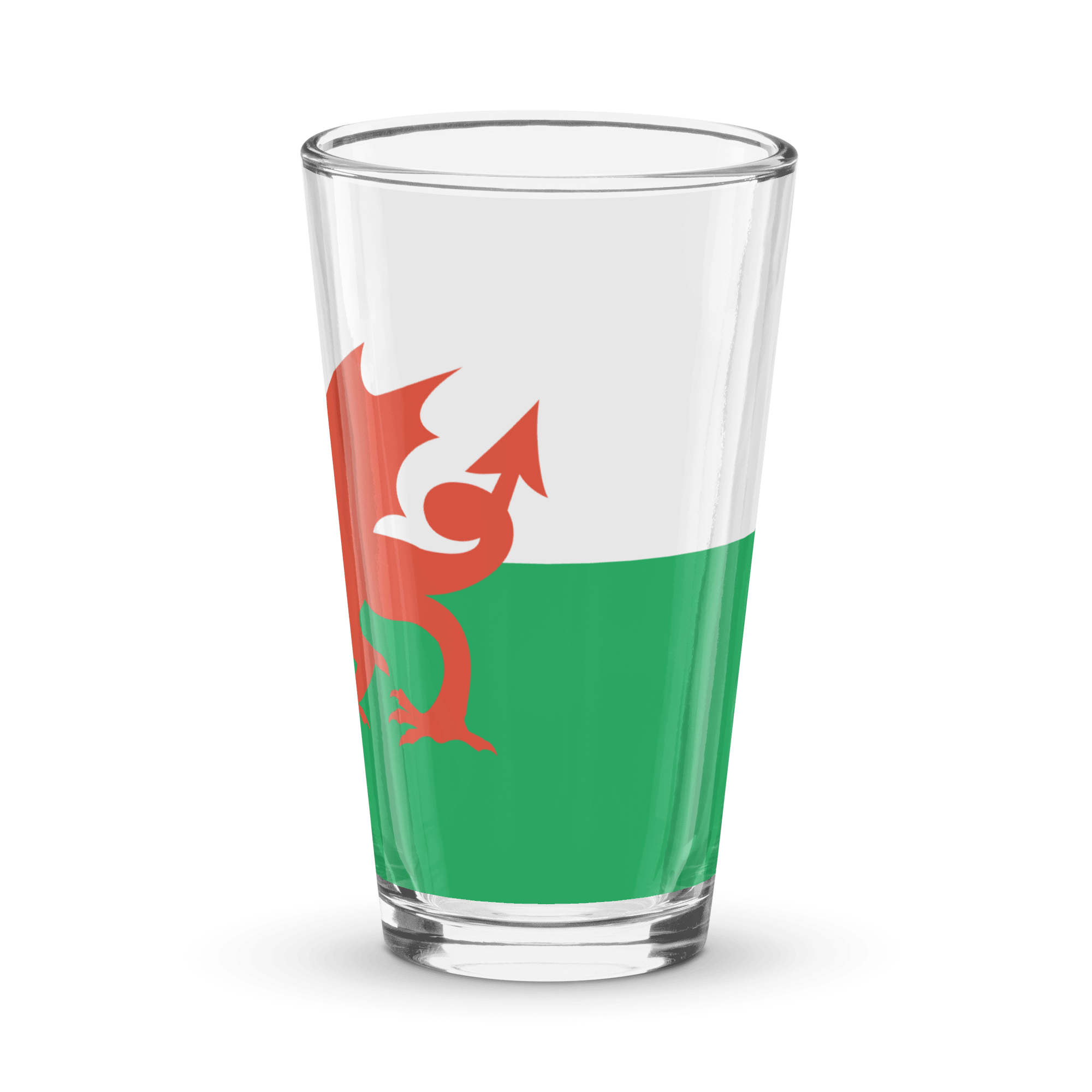 Flag of Wales Pint Glass Pint Glass Jolly & Goode