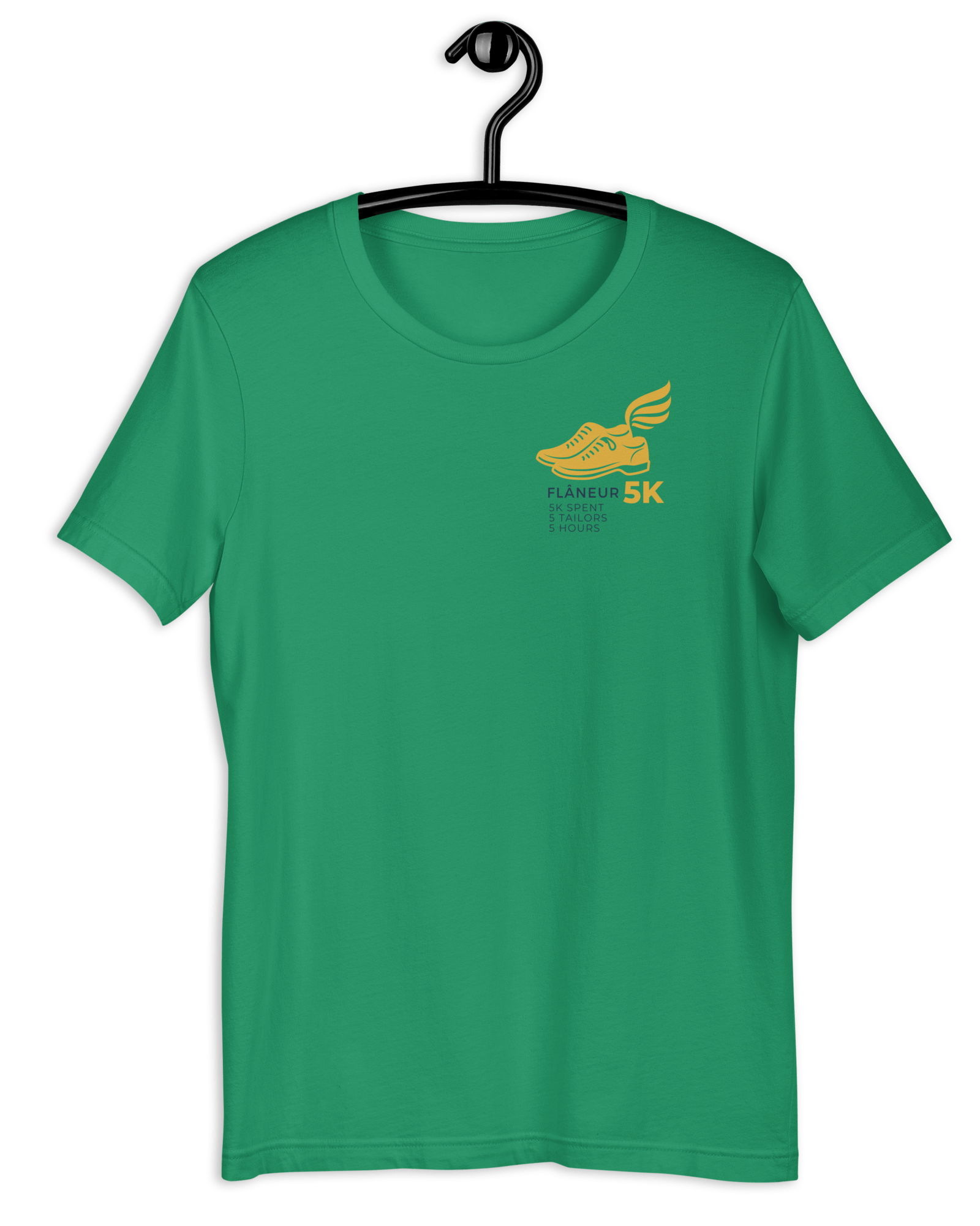 Flaneur 5K T-shirt Kelly / S Shirts & Tops Jolly & Goode
