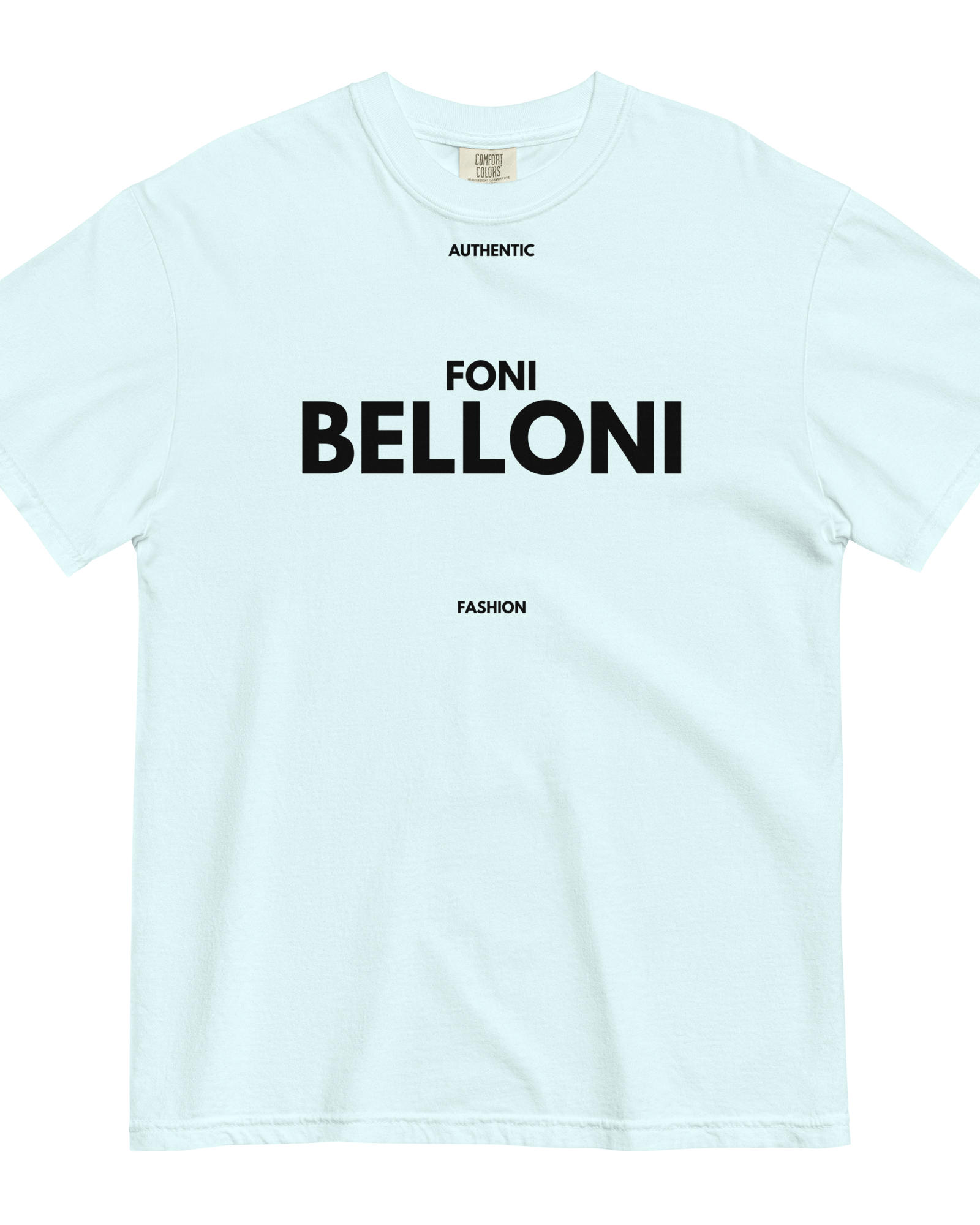 Foni Belloni Authentic Fashion T-Shirt | Garment-Dyed Chambray / S Shirts & Tops Jolly & Goode