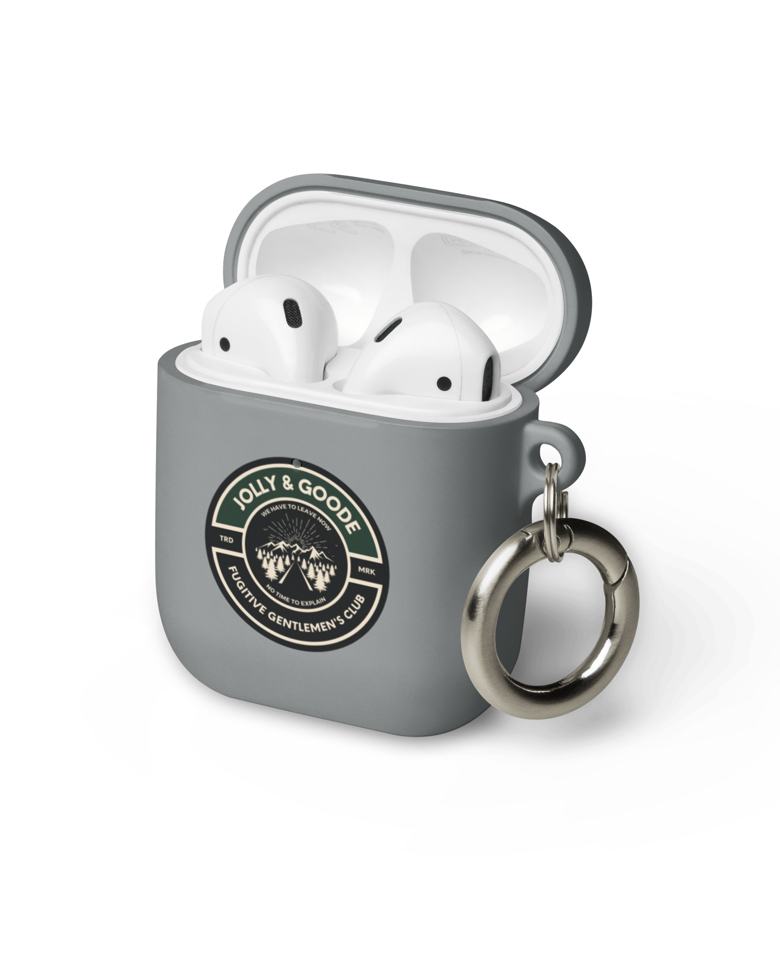 Fugitive Gentlemen's Club AirPods & AirPods Pro Case Grey / AirPods Jolly & Goode