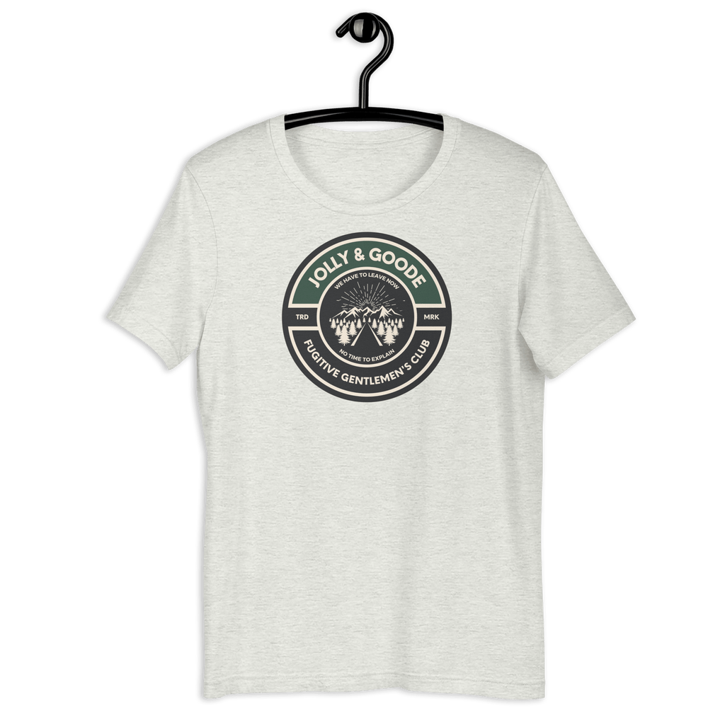Fugitive Gentlemen's Club T-shirt Ash / S Shirts & Tops Jolly & Goode