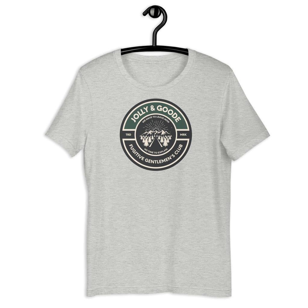 Fugitive Gentlemen's Club T-shirt Athletic Heather / S Shirts & Tops Jolly & Goode