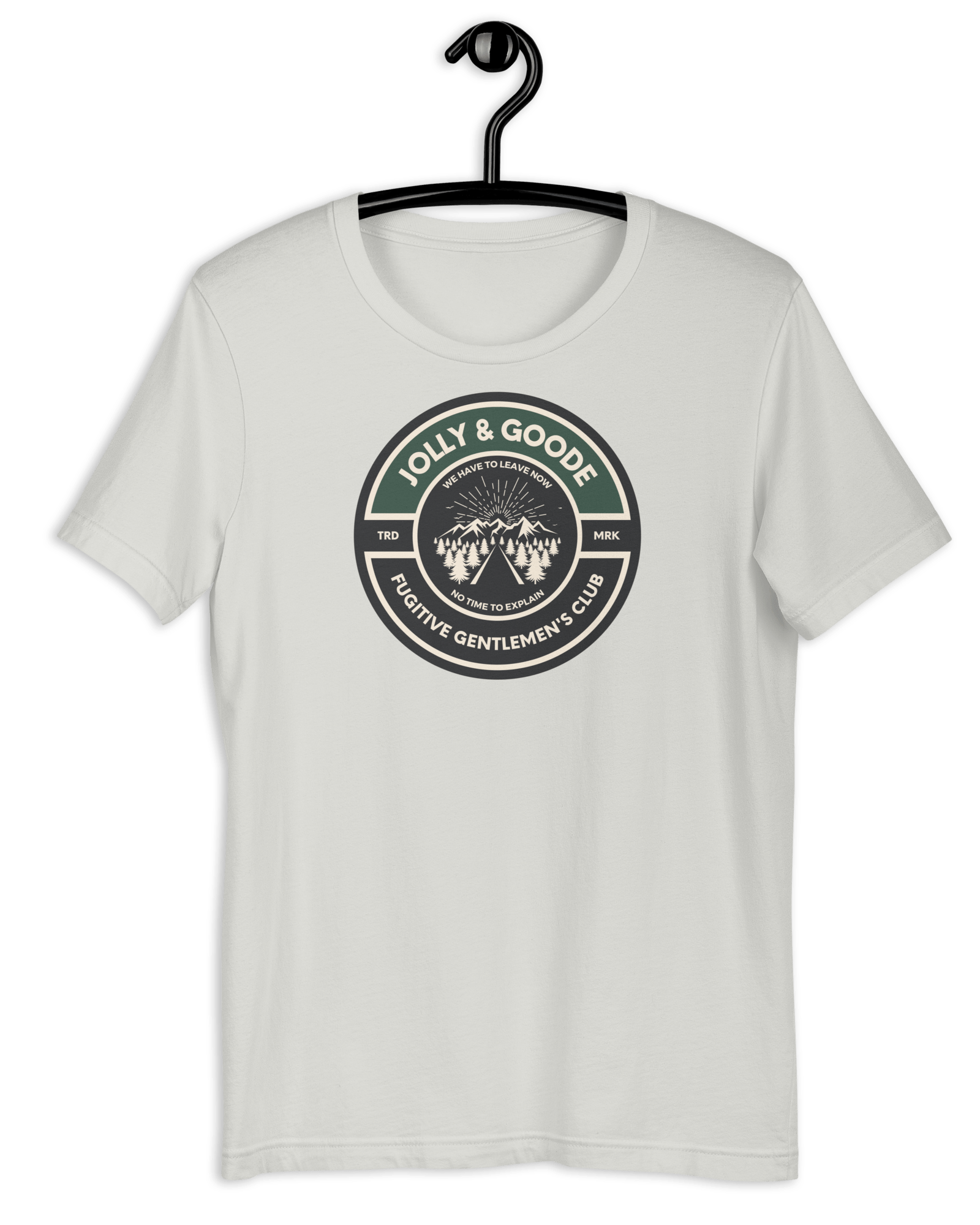 Fugitive Gentlemen's Club T-shirt Silver / S Shirts & Tops Jolly & Goode