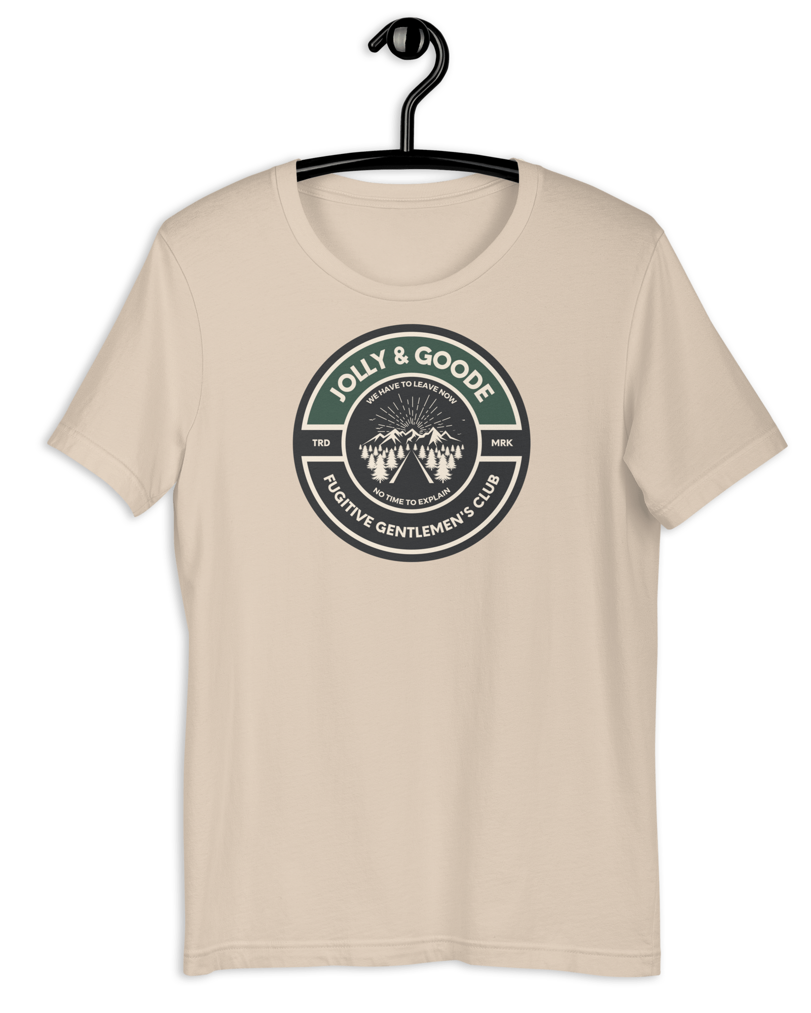 Fugitive Gentlemen's Club T-shirt Soft Cream / S Shirts & Tops Jolly & Goode