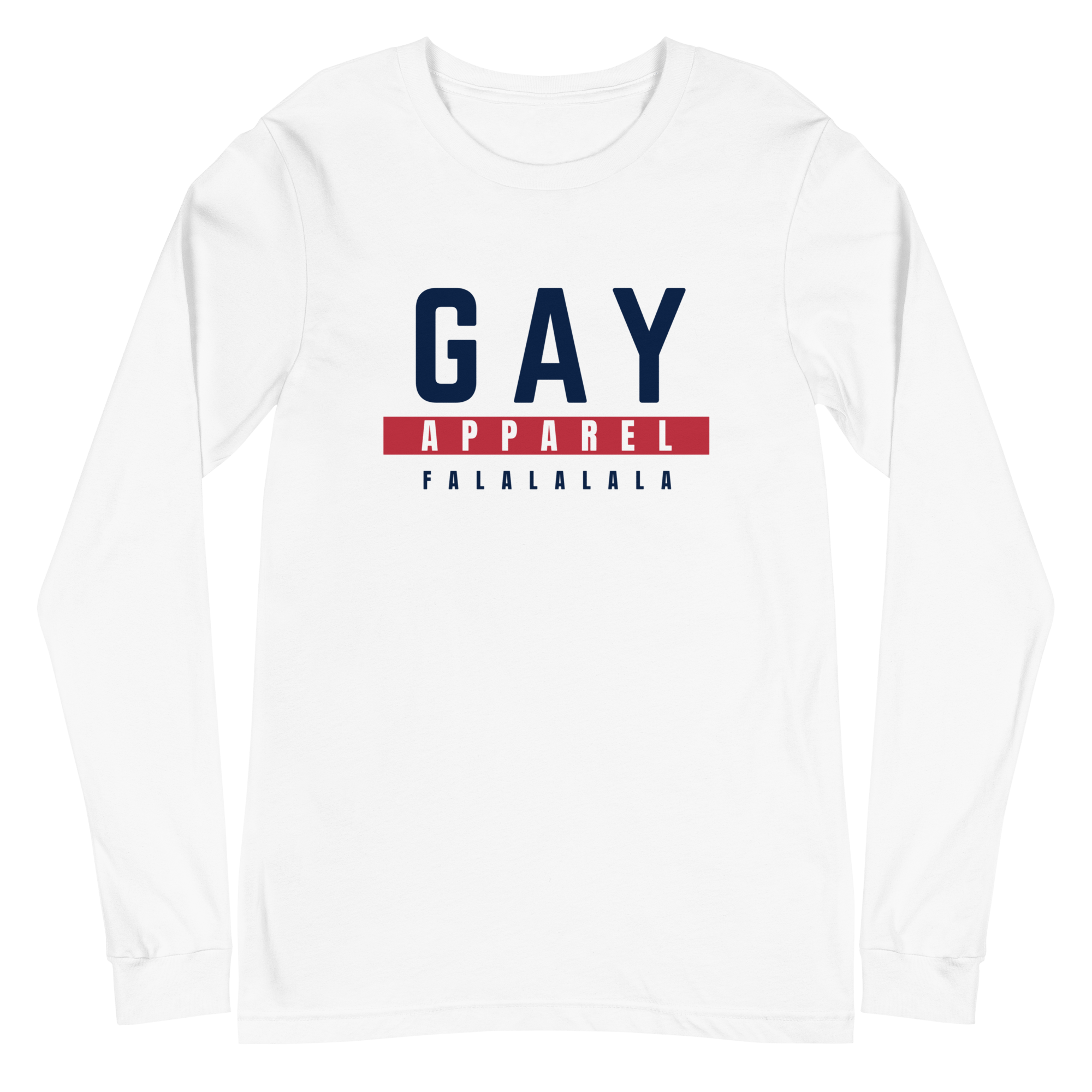 Gay Apparel Falalalala Long-Sleeve Shirt XS Jolly & Goode