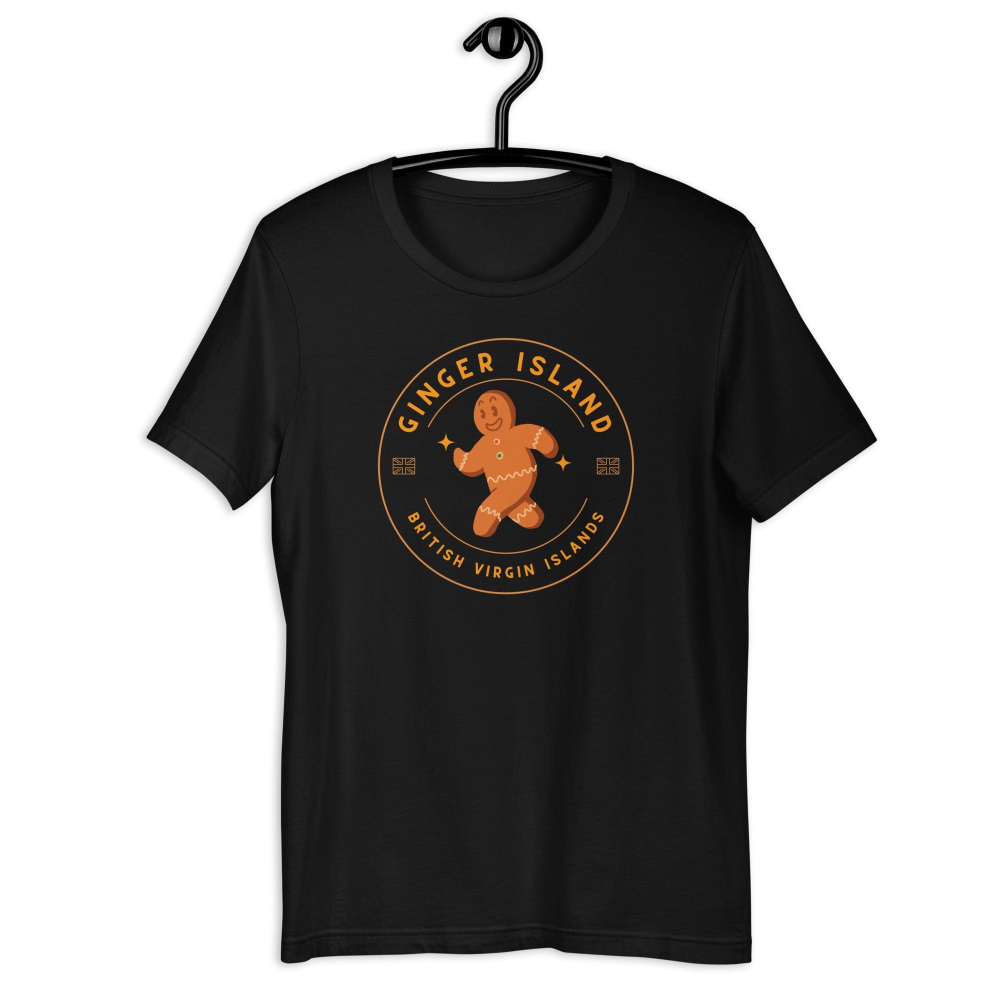 Ginger Island | British Virgin Islands | T-shirt Black / S Shirts & Tops Jolly & Goode