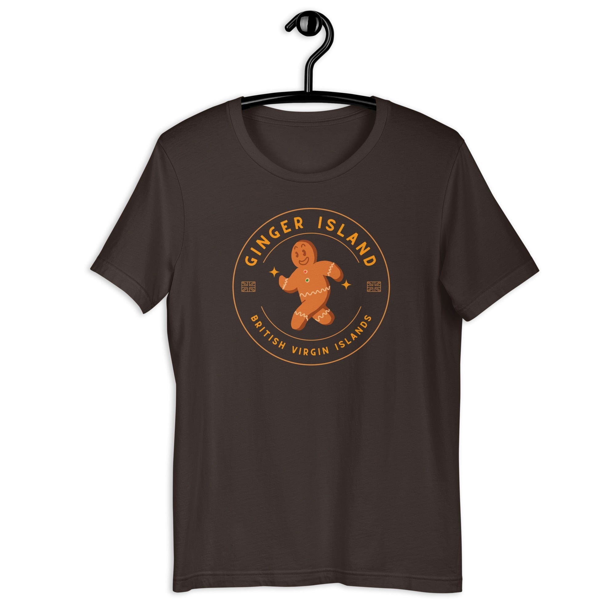 Ginger Island | British Virgin Islands | T-shirt Brown / S Shirts & Tops Jolly & Goode