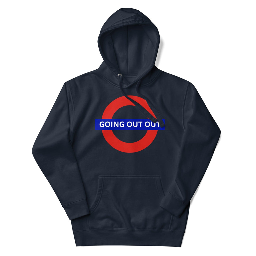 Going Out Out London Underground Hoodie | Unisex Navy Blazer / S Jolly & Goode