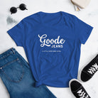 Goode Jeans | A Little Something Extra | Women's T-shirt Royal Blue / S Women's Shirts Jolly & Goode