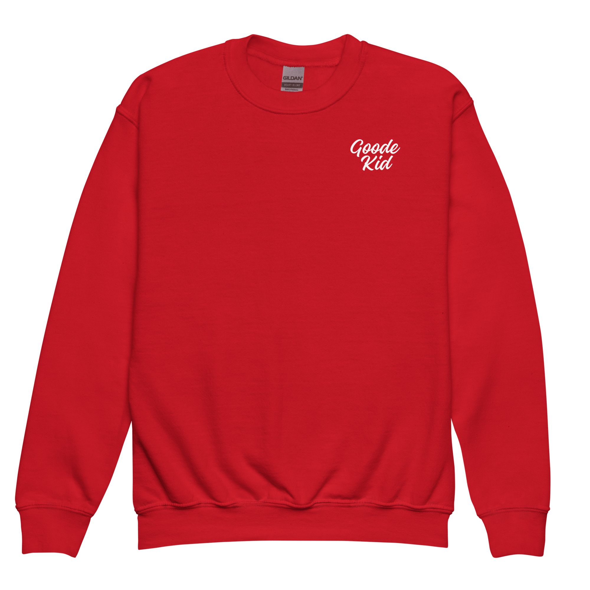 Goode Kid Sweatshirt Jumper | Youth Red / XS kids sweatshirts Jolly & Goode