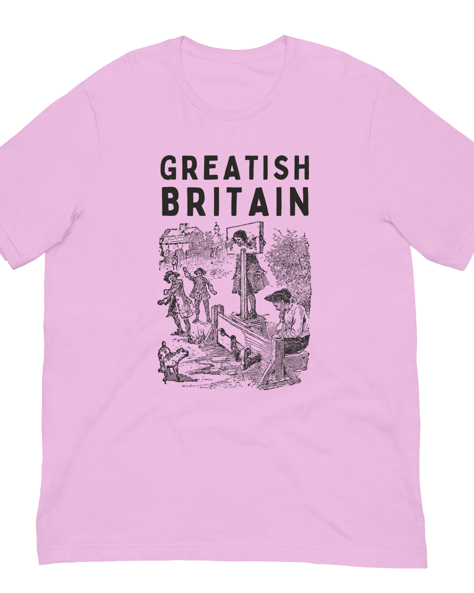 Greatish Britain T-shirt | Pillory Lilac / S Shirts & Tops Jolly & Goode