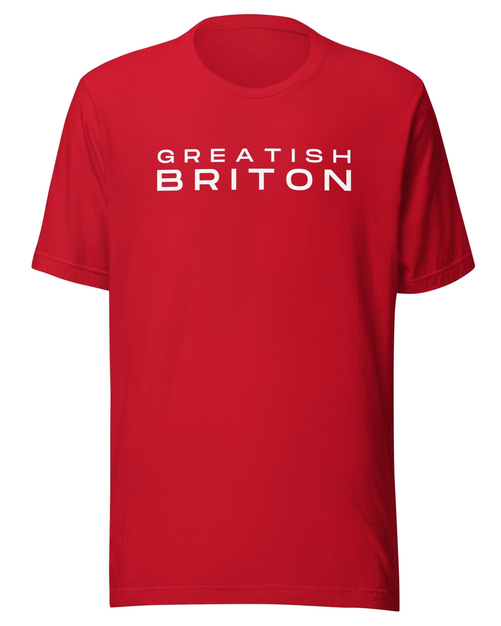 Greatish Briton T-shirt Red / S Shirts & Tops Jolly & Goode