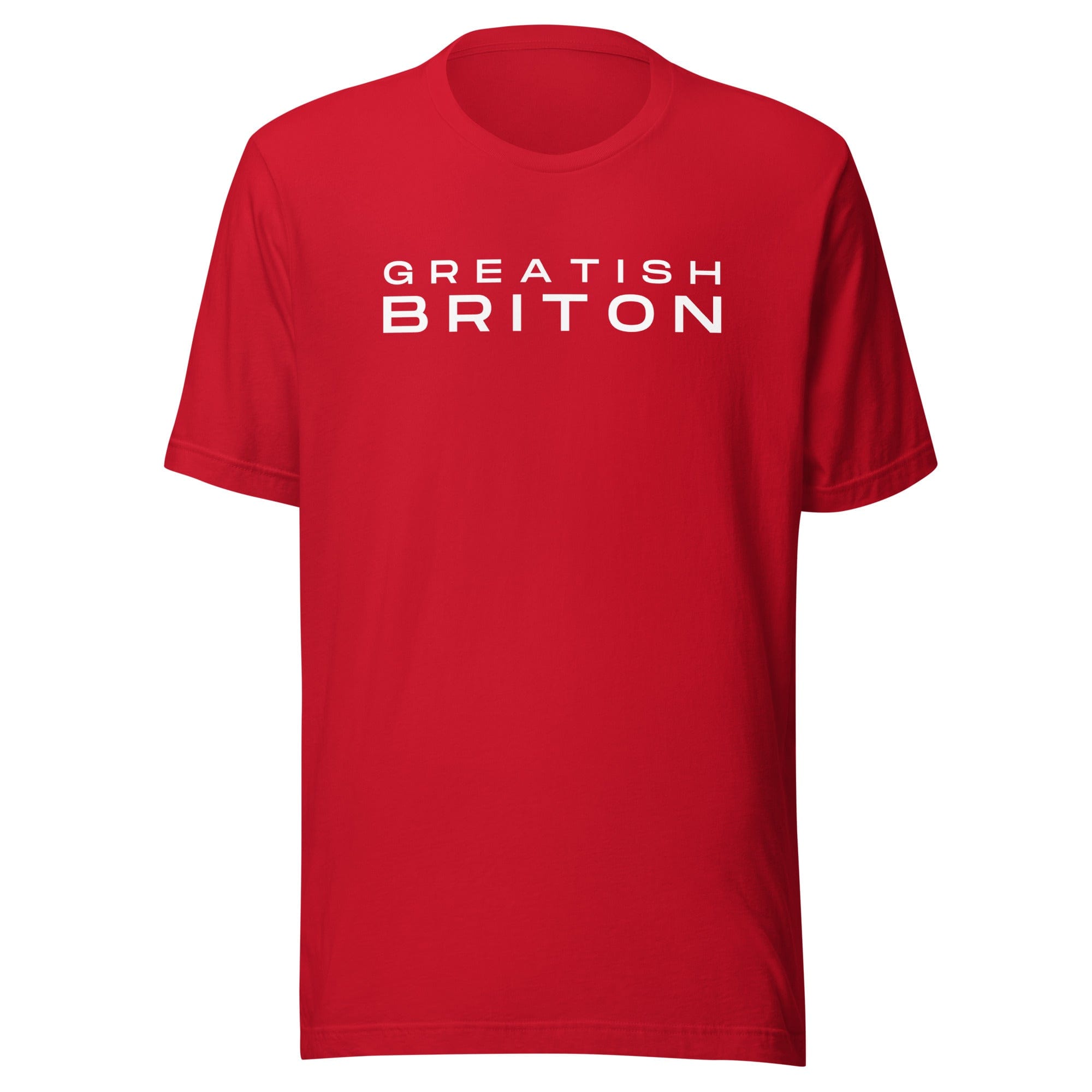 Greatish Briton T-shirt Red / S Shirts & Tops Jolly & Goode