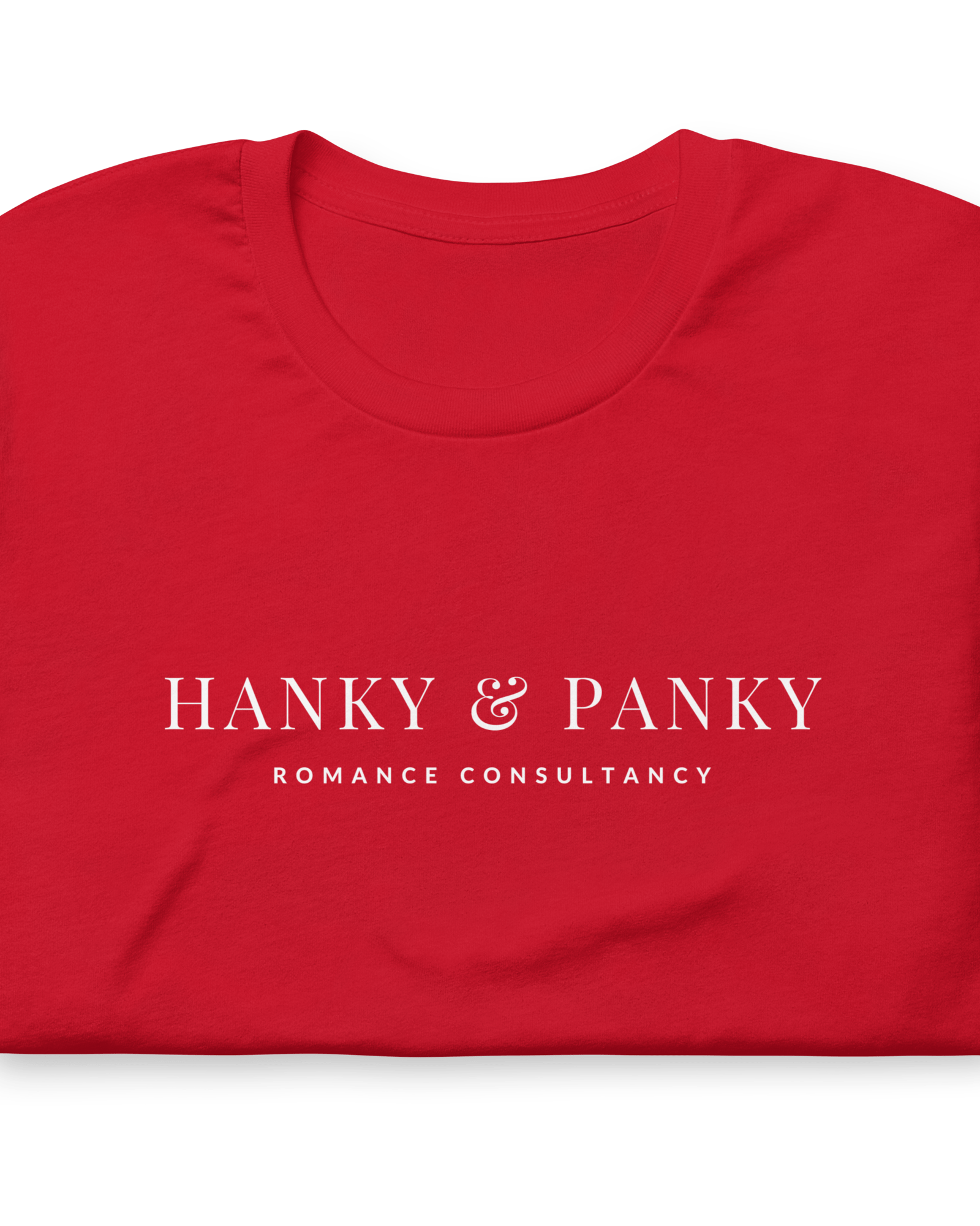 Hanky & Panky Romance Consultancy T-shirt Red / S Shirts & Tops Jolly & Goode