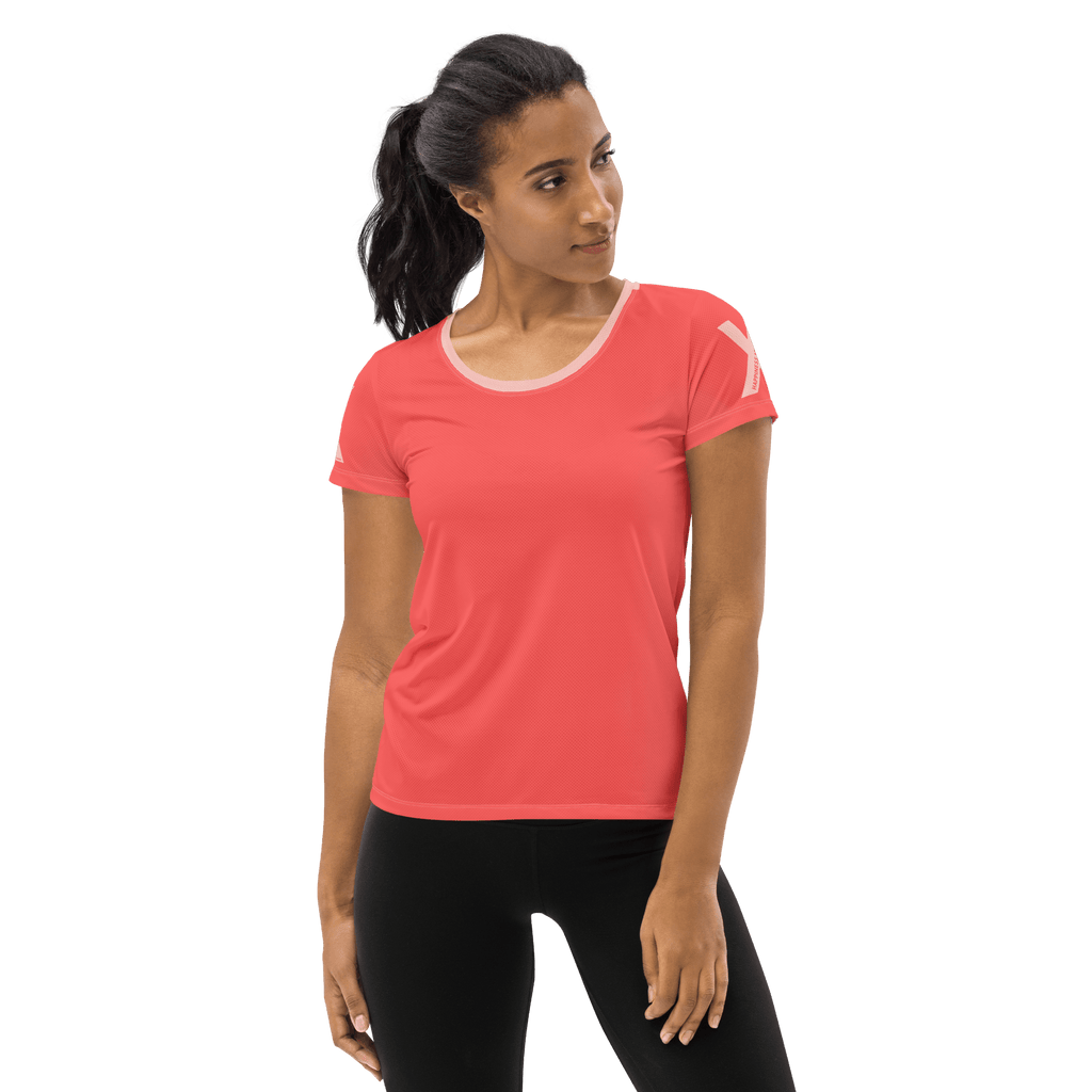 Happiness Multiplier Call to Arms Women's Athletic Shirt Activewear Jolly & Goode
