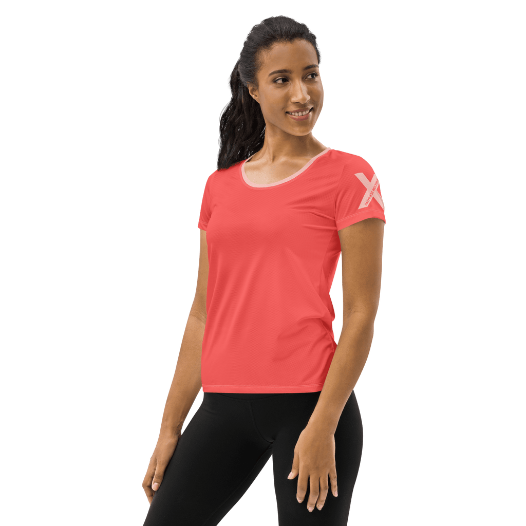Happiness Multiplier Call to Arms Women's Athletic Shirt Activewear Jolly & Goode