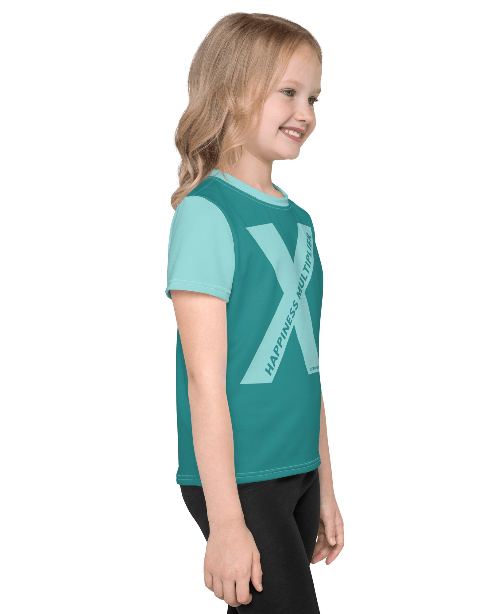 Happiness Multiplier Kids Shirt in Cool Jolly & Goode
