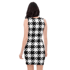 Houndstooth Fitted Dress | Black & White Dresses Jolly & Goode