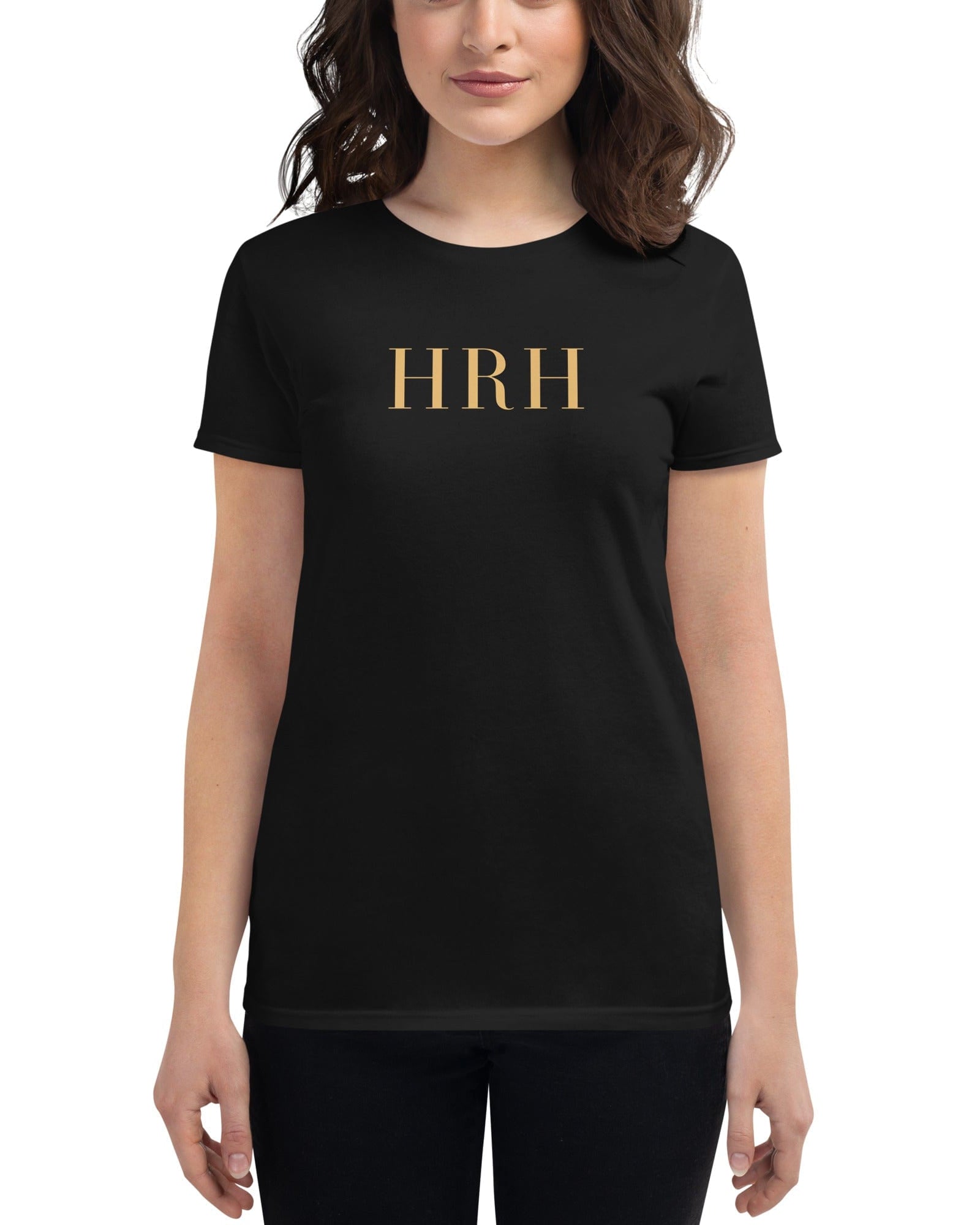 HRH Women's T-shirt for Her Royal Highness Black / S Shirts & Tops Jolly & Goode