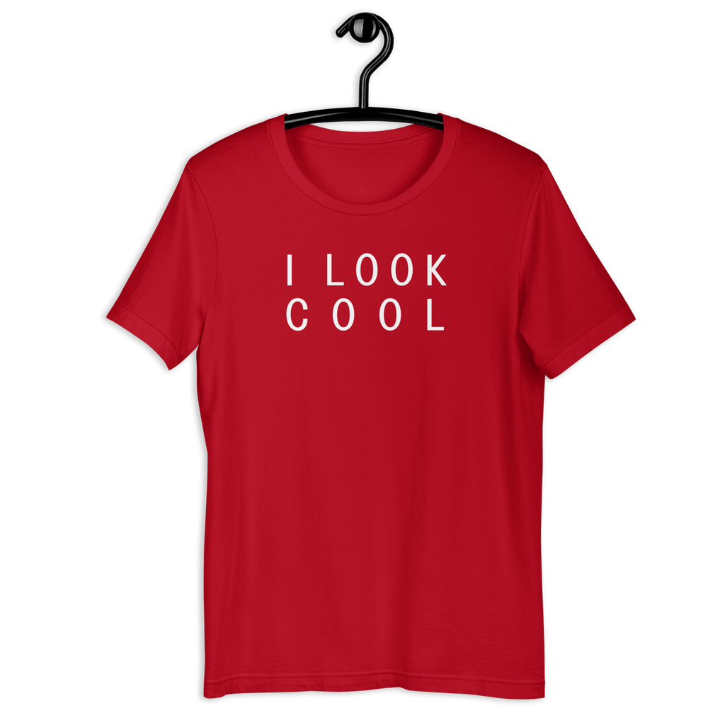 I Look Cool T-Shirt Red / XS Shirts & Tops Jolly & Goode