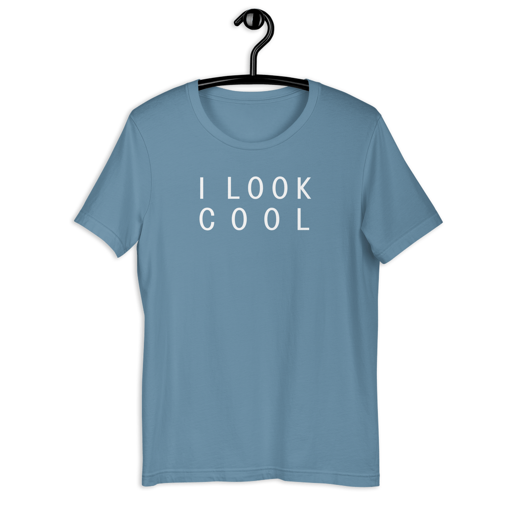 I Look Cool T-Shirt Steel Blue / S Shirts & Tops Jolly & Goode