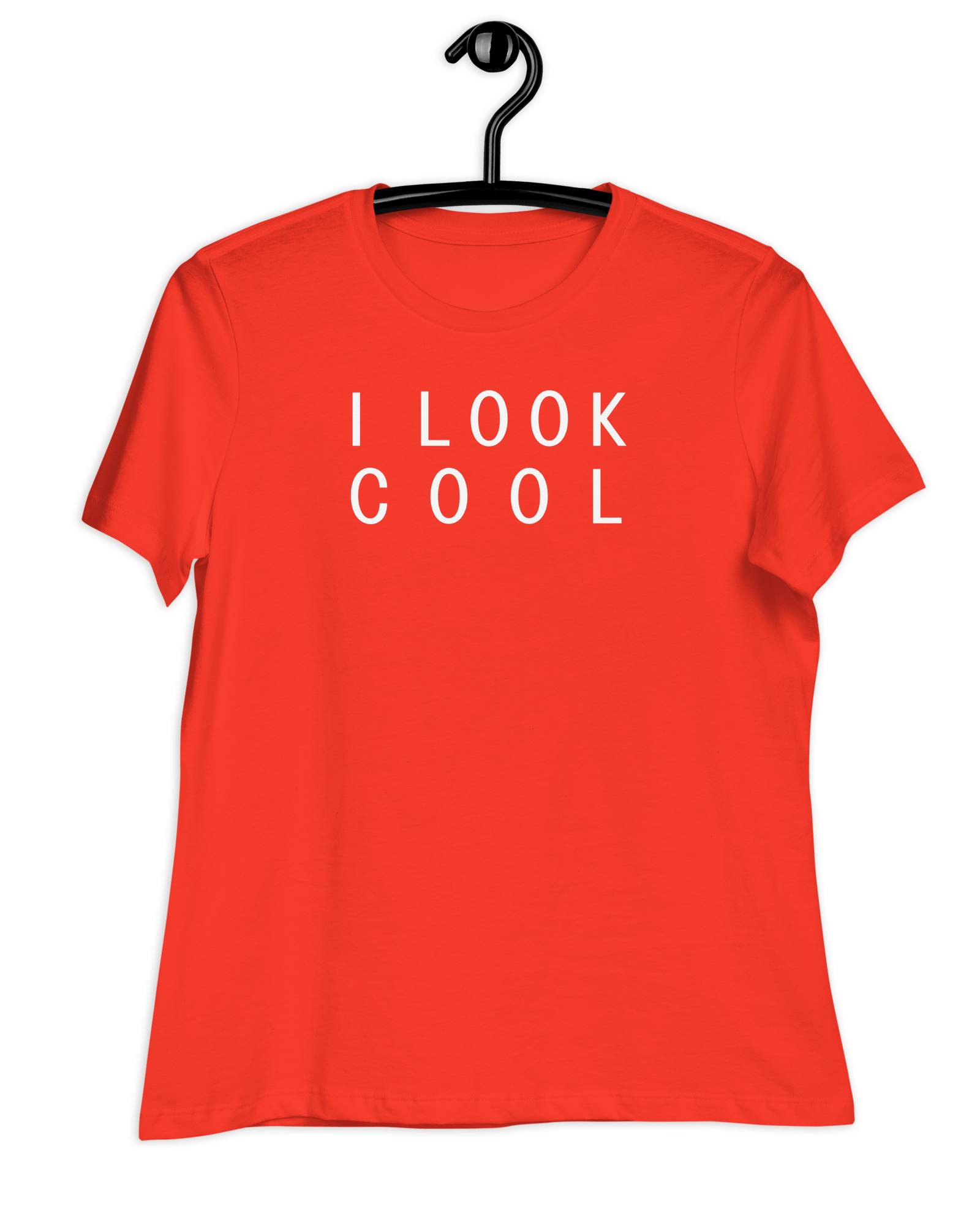 I Look Cool | Women's Relaxed T-Shirt Poppy / S Shirts & Tops Jolly & Goode
