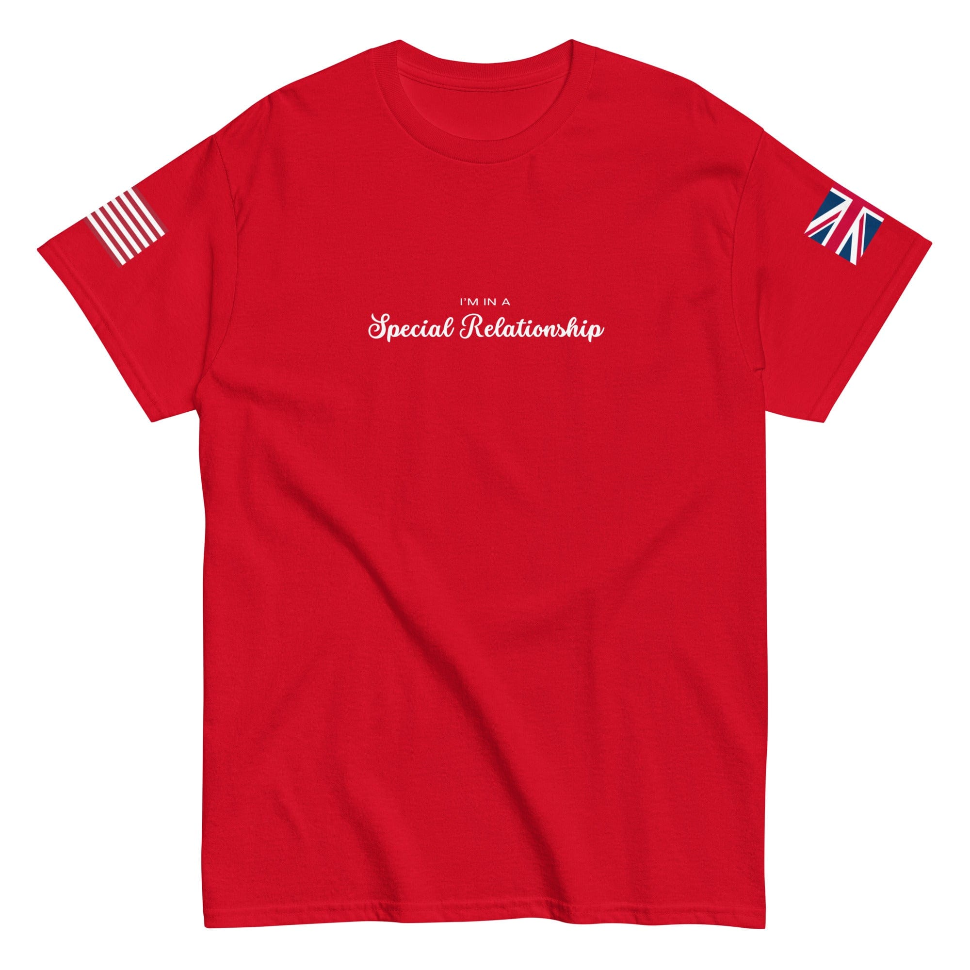 I'm in a Special Relationship | American Flag & Union Jack T-shirt Red / S Shirts & Tops Jolly & Goode