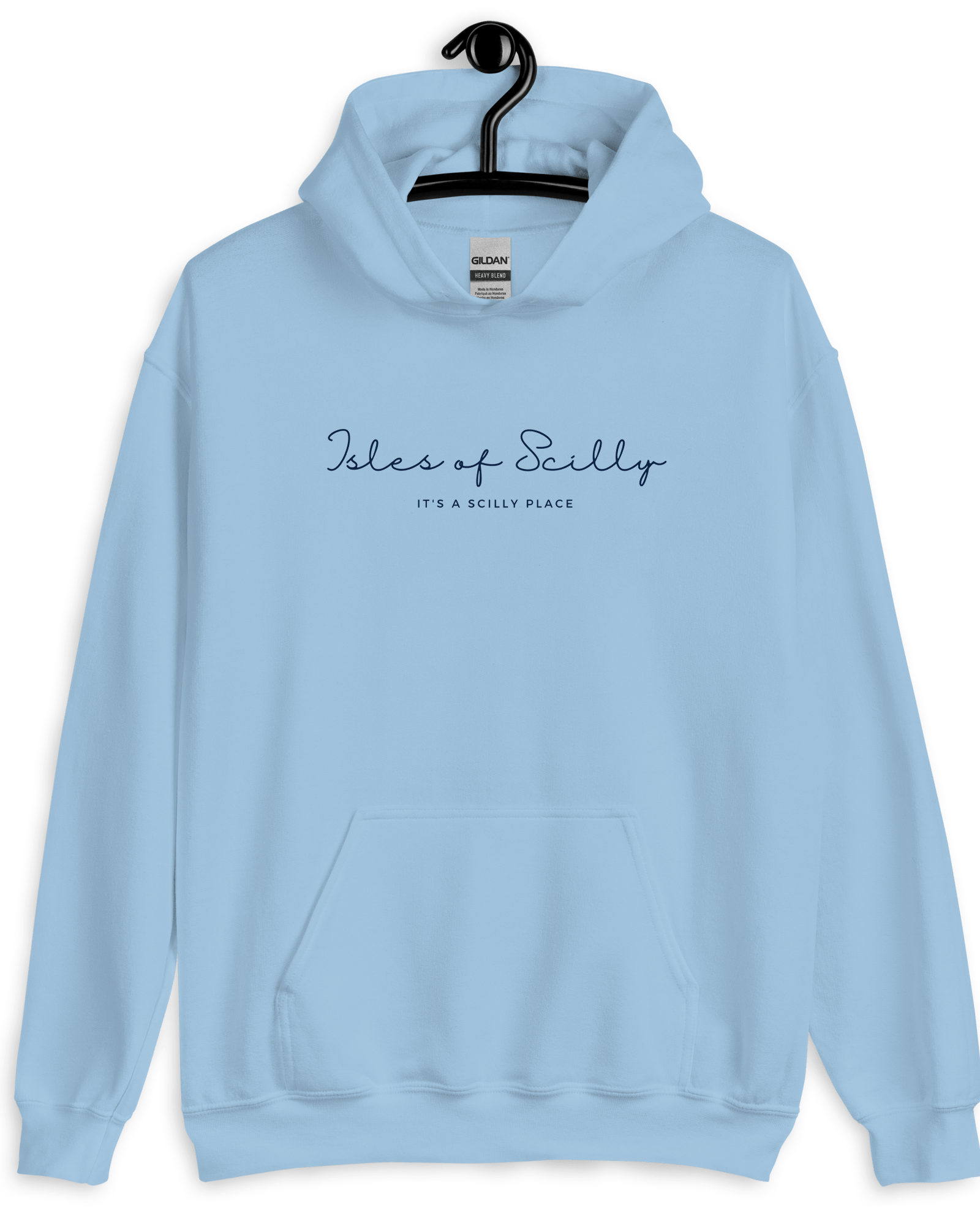 Isles of Scilly, It's a Scilly Place Hoodie Light Blue / S Outerwear Jolly & Goode