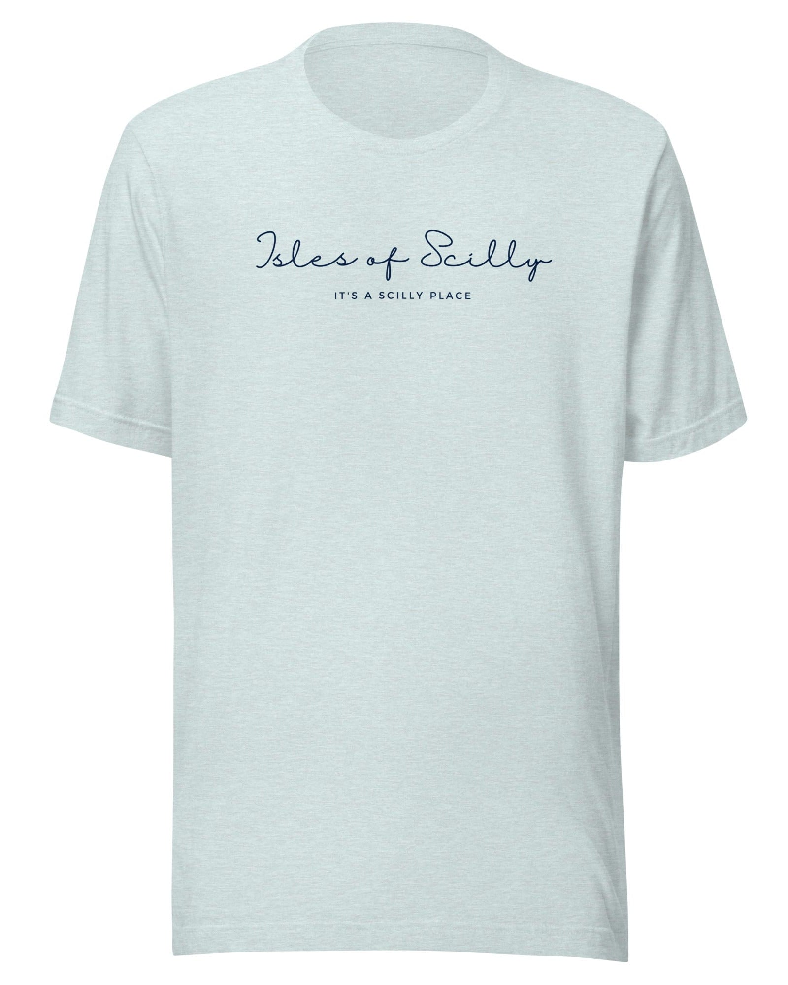 Isles of Scilly, It's a Scilly Place T-shirt Heather Prism Ice Blue / S Shirts & Tops Jolly & Goode