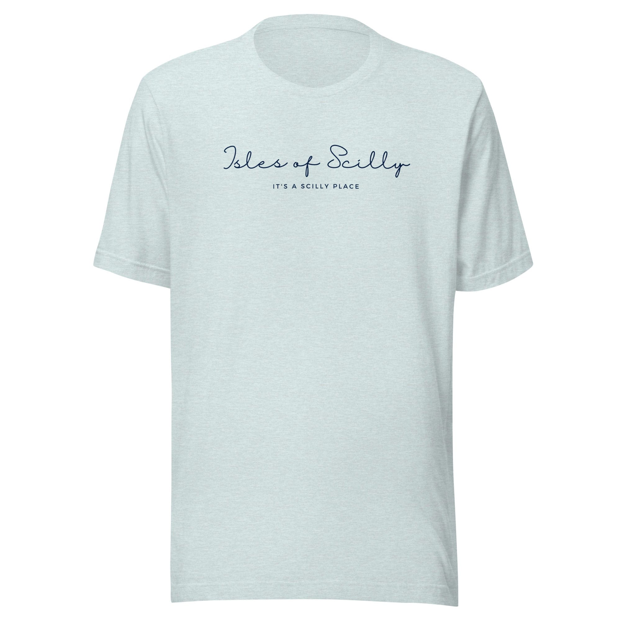 Isles of Scilly, It's a Scilly Place T-shirt Heather Prism Ice Blue / S Shirts & Tops Jolly & Goode