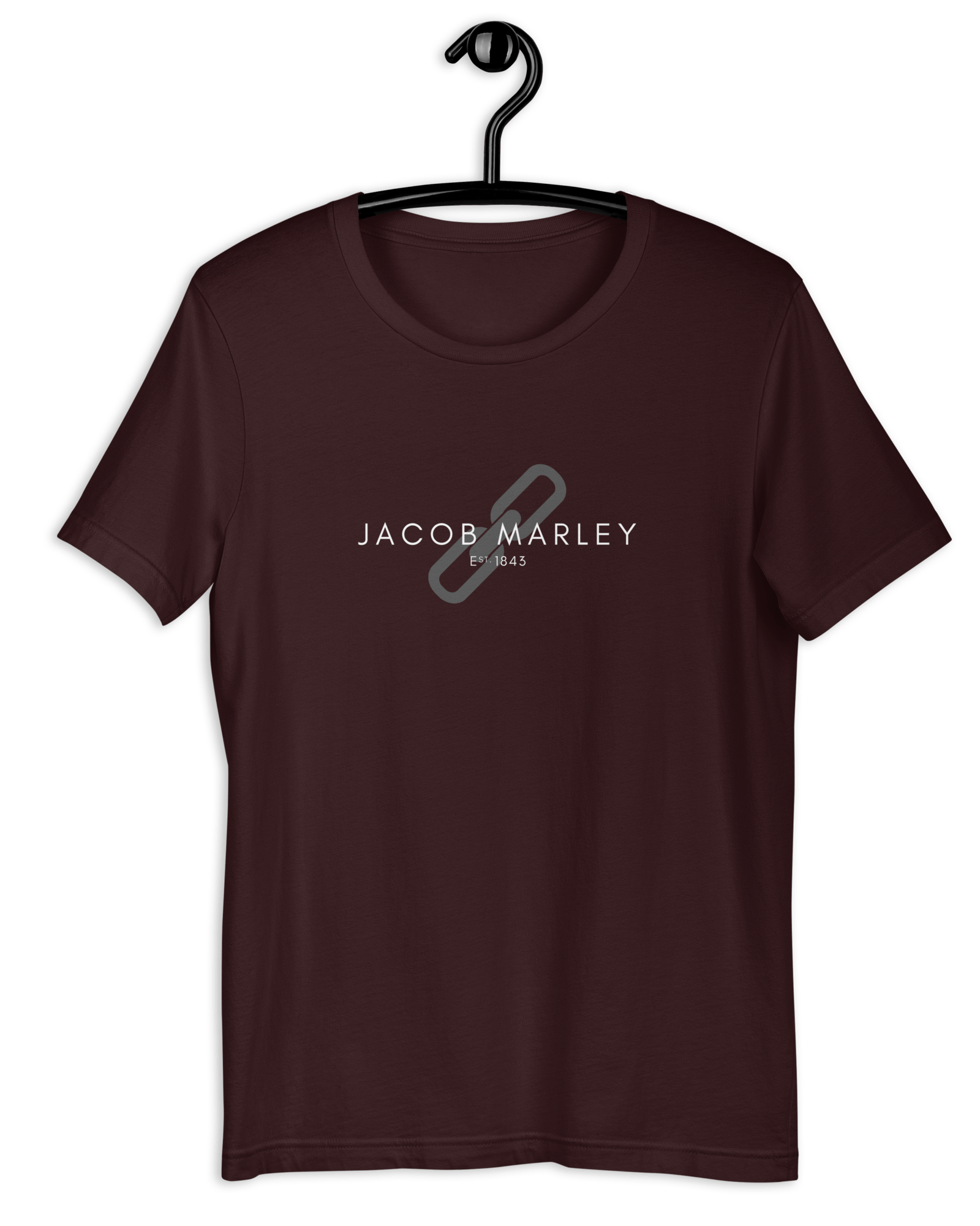 Jacob Marley T-Shirt Oxblood Black / S Shirts & Tops Jolly & Goode