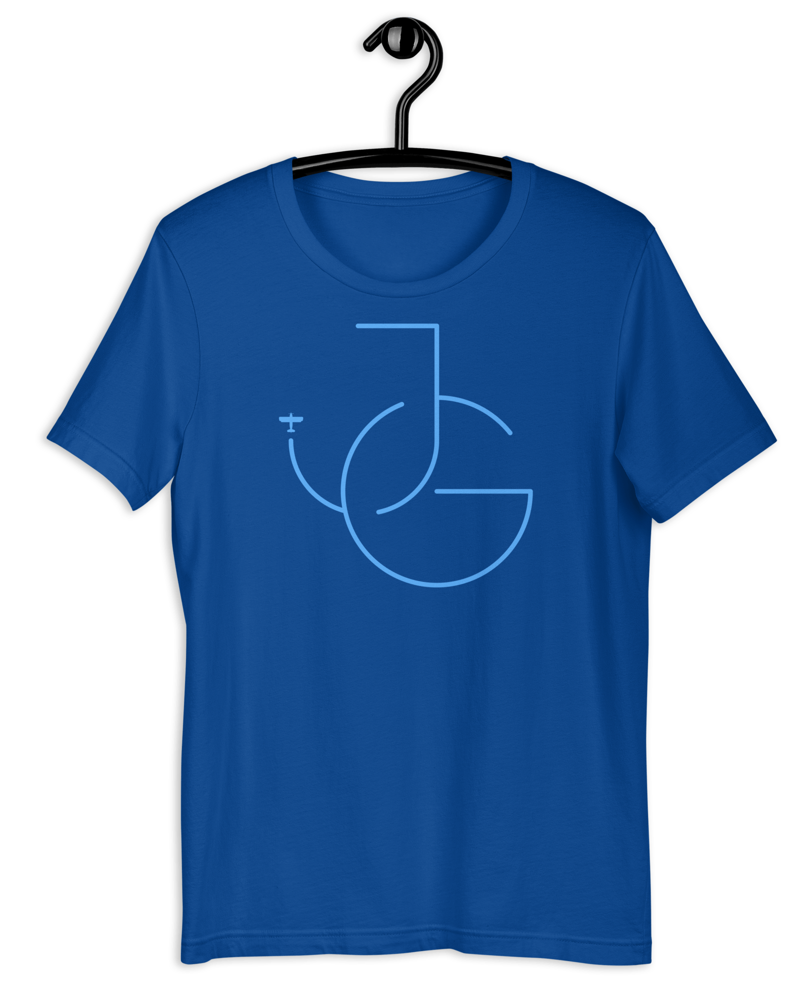 JG Airplane | Jolly & Goode Skywriter T-shirt True Royal / S Shirts & Tops Jolly & Goode