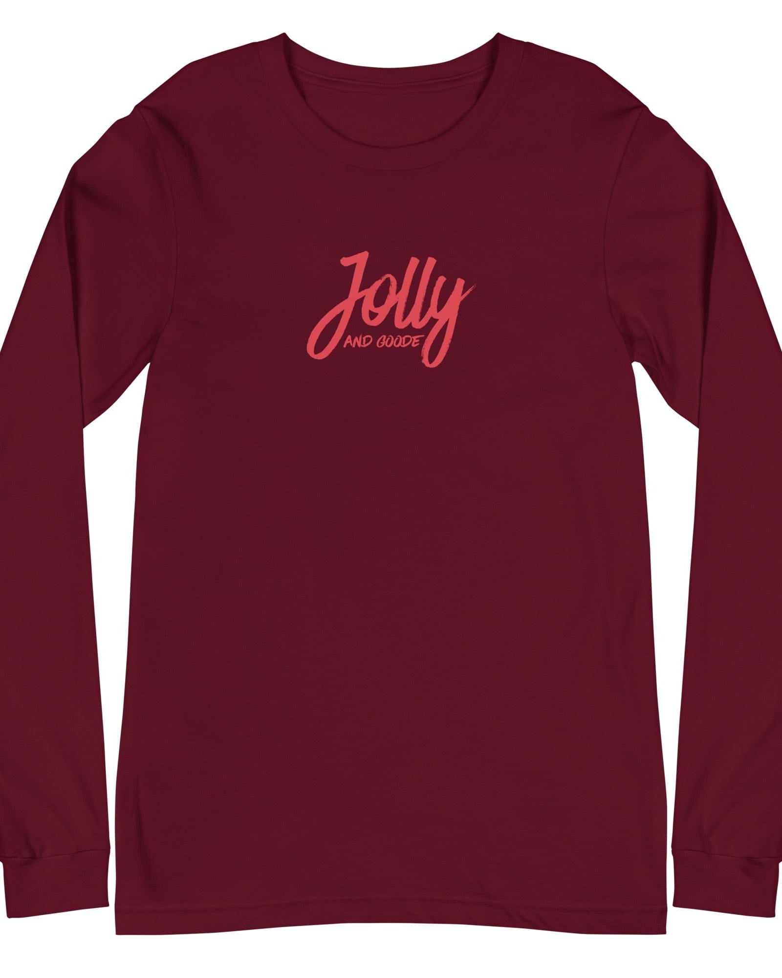 Jolly and Goode Long-Sleeve Shirt Maroon / XS long sleeve shirts Jolly & Goode