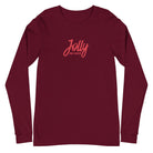 Jolly and Goode Long-Sleeve Shirt Maroon / XS long sleeve shirts Jolly & Goode