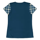 Jolly & Goode Activewear Cheeky Check Women's Workout Shirt Cheeky British Style