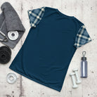 Jolly & Goode Activewear Cheeky Check Women's Workout Shirt Cheeky British Style