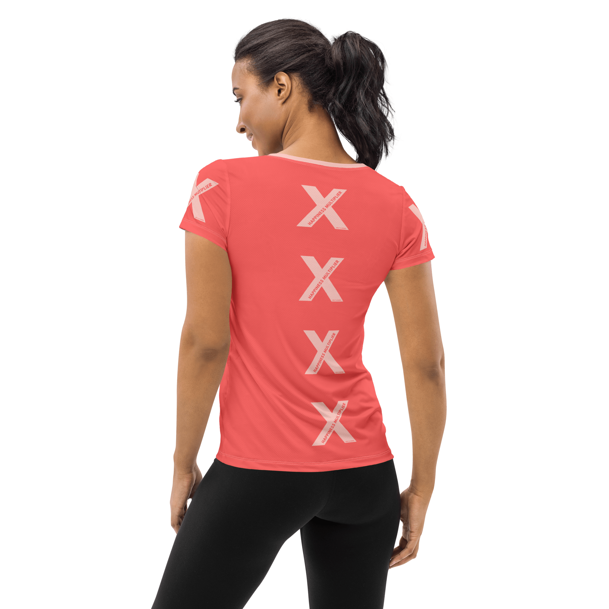 Jolly & Goode Activewear Happiness Multiplier Call to Arms Women's Athletic Shirt Classic Cheeky British Style