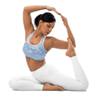 Jolly & Goode Activewear Mermaid Wight Sports Bra Cheeky British Style