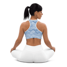 Jolly & Goode Activewear Mermaid Wight Sports Bra Cheeky British Style