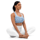 Jolly & Goode Activewear Mermaid Wight Sports Bra Cheeky British Style