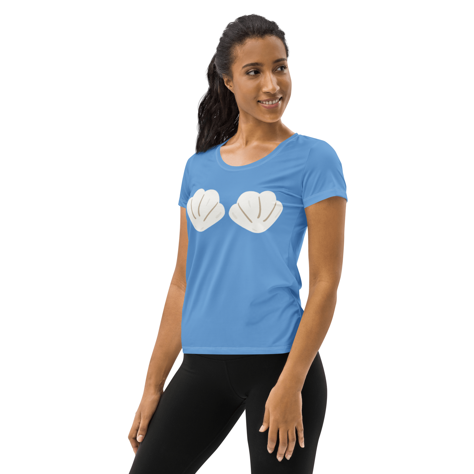 Jolly & Goode Activewear Mermaid Women's Workout Shirt Cheeky British Style