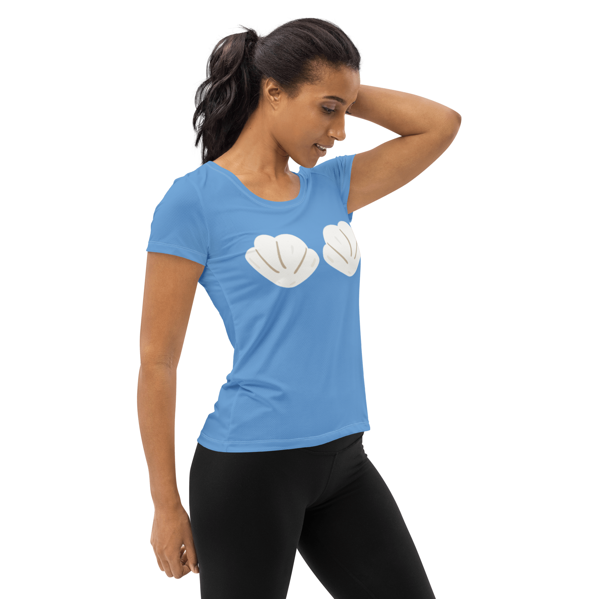 Jolly & Goode Activewear Mermaid Women's Workout Shirt Cheeky British Style