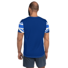 Jolly & Goode Activewear Union Jack Men's Workout Shirt | Blue Cheeky British Style