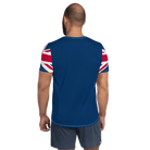 Jolly & Goode Activewear Union Jack Men's Workout Shirt Cheeky British Style