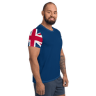 Jolly & Goode Activewear Union Jack Men's Workout Shirt Cheeky British Style