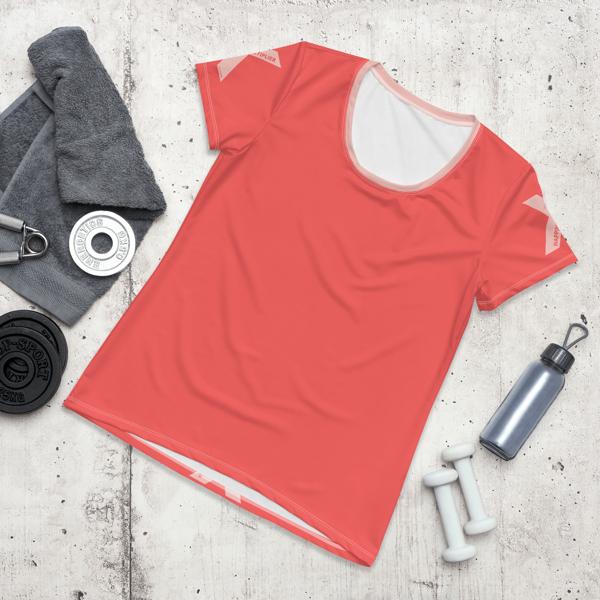 Jolly & Goode Activewear XS Happiness Multiplier Call to Arms Women's Athletic Shirt Classic Cheeky British Style