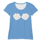 Jolly & Goode Activewear XS Mermaid Women's Workout Shirt Cheeky British Style