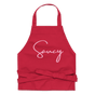 Jolly & Goode Aprons Red Saucy Apron | Organic Cotton Cheeky British Style