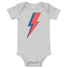 Jolly & Goode Baby One-Pieces Athletic Heather / 3-6m Lightning Bolt Baby Onesie Cheeky British Style