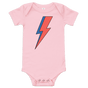 Jolly & Goode Baby One-Pieces Pink / 3-6m Lightning Bolt Baby Onesie Cheeky British Style